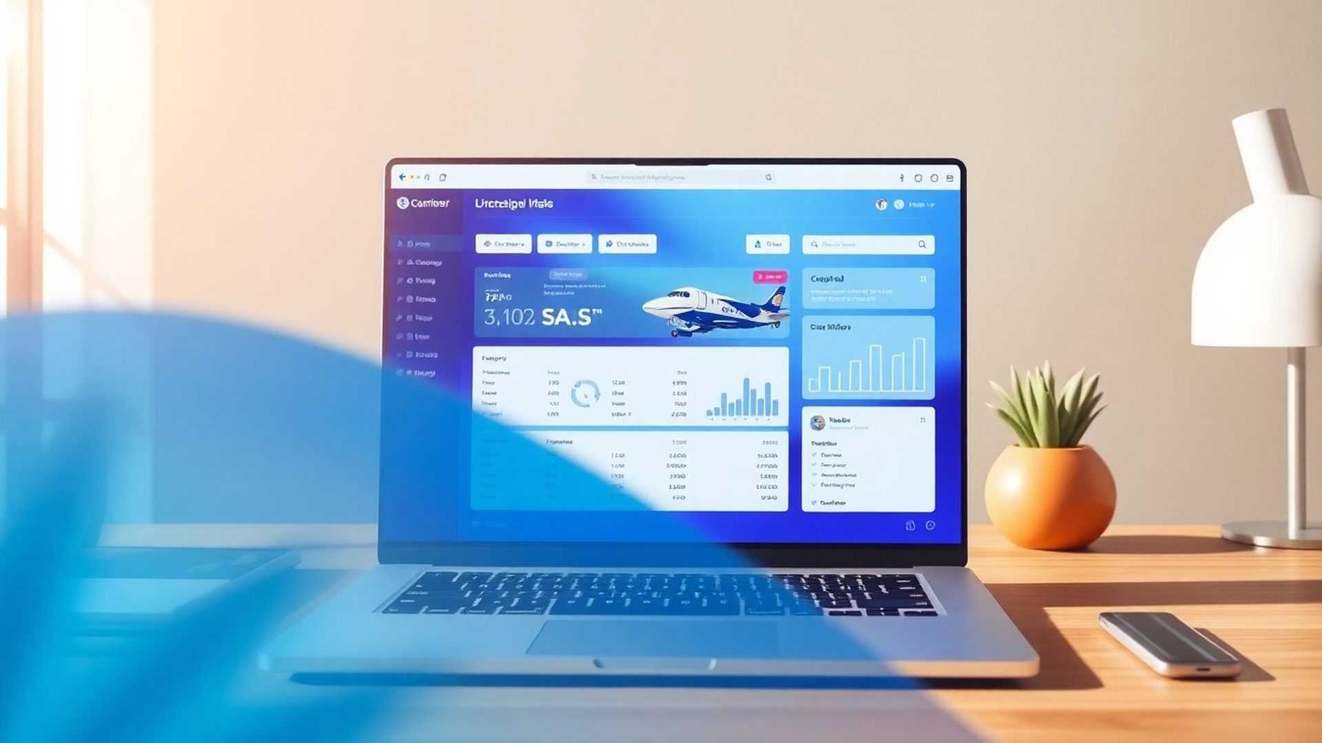 Dashboard di una piattaforma SaaS moderna sviluppata da Studio Esposito